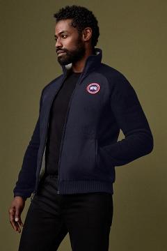 Ropa Canada Goose Hombre Outlet - Grafton Reversible Forro Polar Azul Marino FC9846207